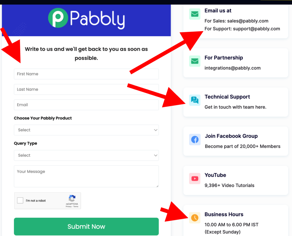 Pabbly Support