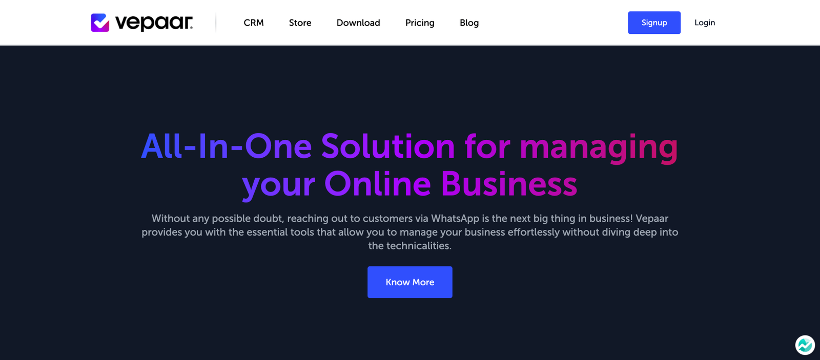 Vepaar.com affordable WhatsApp marketing software