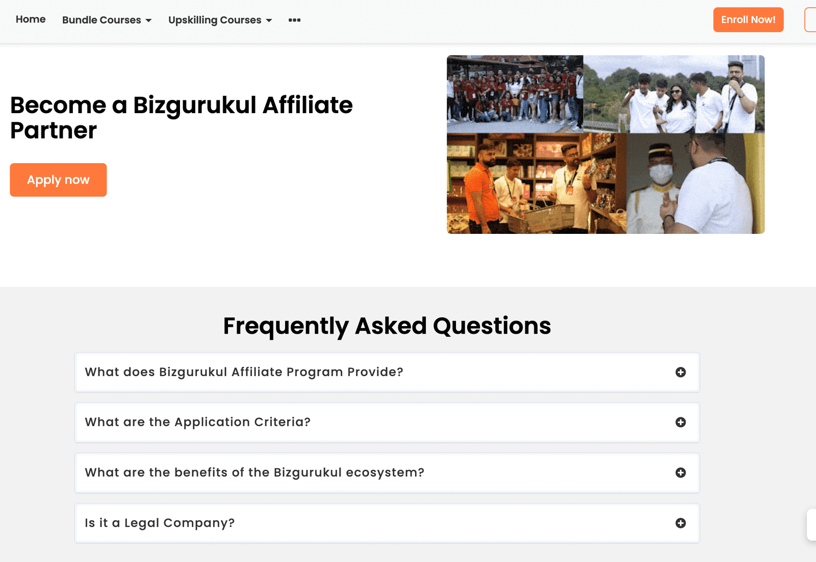 Become a Bizgurukul Affiliate Partner